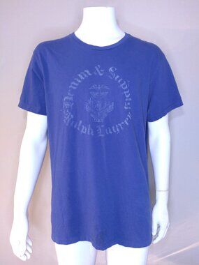 DENIM & SUPPLY RALPH LAUREN Vintage T Shirt XL Eagle Insignia CREST Mens POLO RL